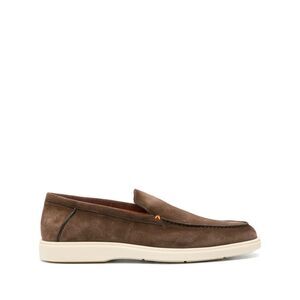Santoni Brown Loafers Men
